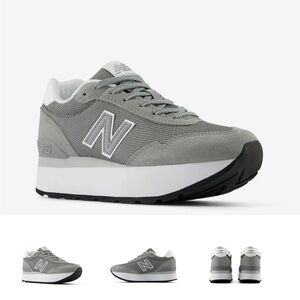New Balance 574 Platform Sneakers Gray